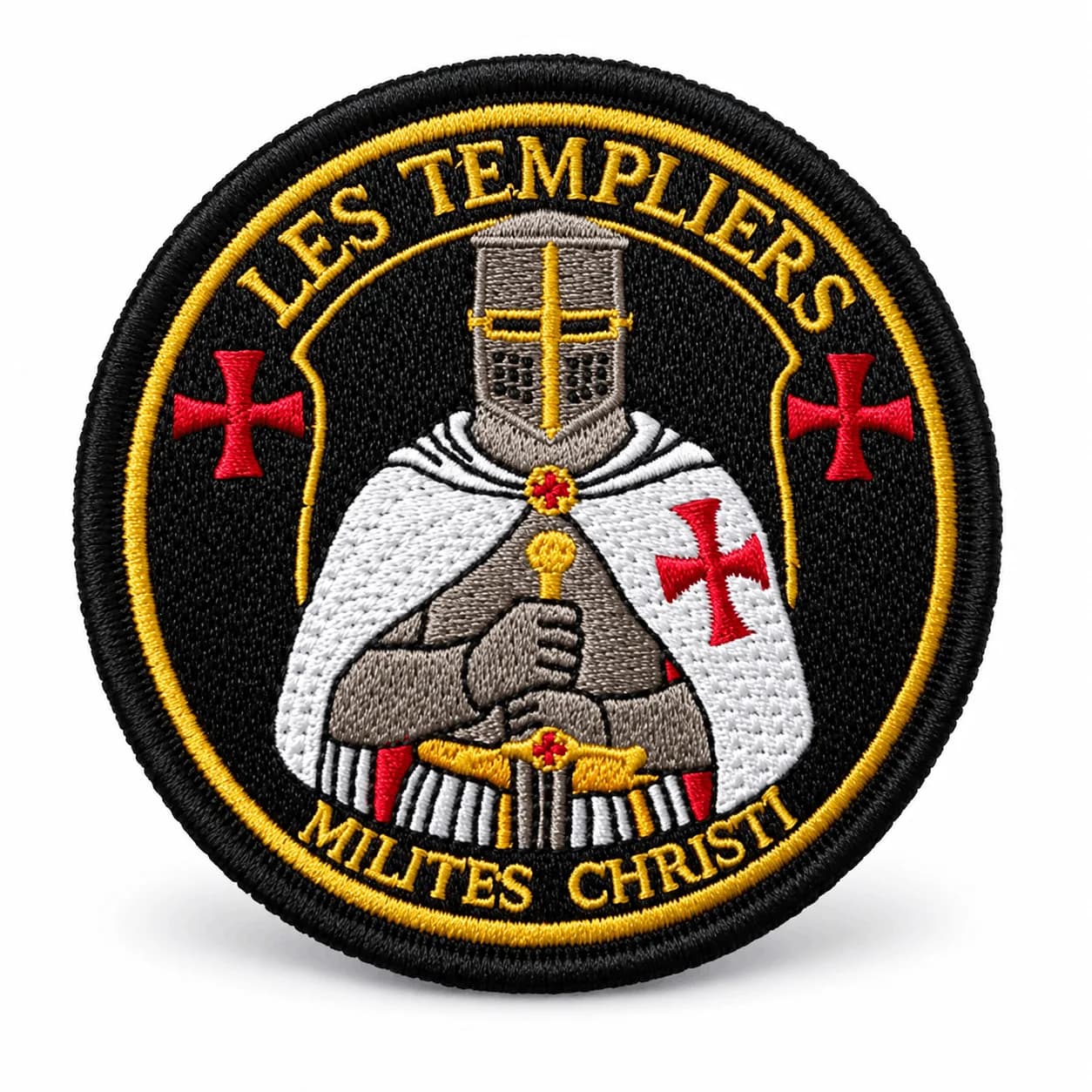 Écusson Brodé « Les Templiers » – Milites Christi